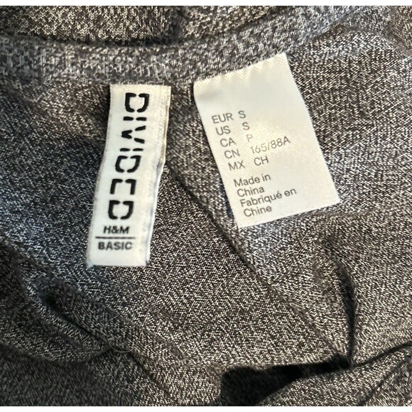 Divided For H&M Charcoal Grey Jumpsuit With Pockets And Scoop Neck, Size S - Picture 2 of 6